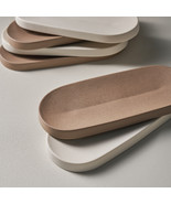 LASSIETTE DILLO Art Objet Plate Dinnerware Brown / White - $44.02