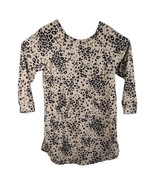Ann Klein Leopard Night Gown Dress Size Medium Top Long Sleeve - $467.05 MXN