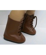 AMERICAN GIRL BLAIR Wilson 48”mm Doll Casual Outfit Brown BOOTS Shoes ONLY  - $111.65 MXN