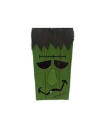 2019 Halloween Lighted Wooden FRANKENSTEIN Decor 20inch - $19.75