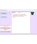 Calendar Creator database (MS-Access template). Make your own calendars ... - $2.72 CAD