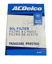 2010-2017 CHEVY EQUINOX 2.4ltr ENGINE OIL FILTER P/N 19260345 GENUINE OE... - $19.79