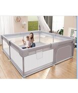 50x50x27 inch Grey Baby Playpen Playard Kit for Babies and Toddlers - $458.83 MXN