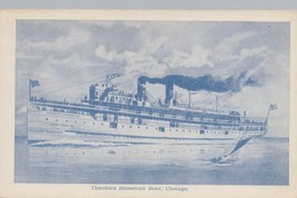 ZAYIX Postcard Great Lakes Steamship SS Theodore Roosevelt Boat Chicago c1910 - £9.19 GBP