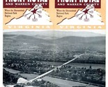 Front Royal &amp; Warren County Virginia Brochure 1950&#39;s Skyline Caverns - $27.69