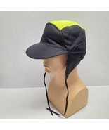 Vintage Obermeyer Junior Small Black &amp; Yellow Nylon Ski Cap Winter Hat E... - $466.49 MXN