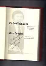 I&#39;ll Be Right Back by Mike Douglas Signed Autographed - £56.83 GBP