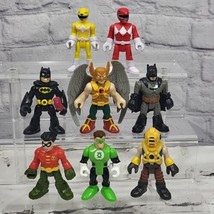 Fisher-Price Imaginext Action Figures Lot Of 8 DC Comics Power Rangers Scuba  - £15.93 GBP