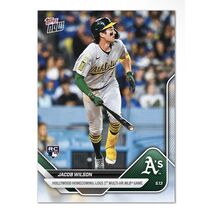 2025 Topps Now Jacob Wilson RC* 1st Multi-HR Game* - MLB Oakland A’s - C... - $12.99