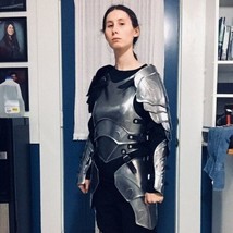 Medieval Female Half Armor Costume Battle Ready Full Portable Metal-
show ori... - £337.64 GBP