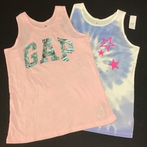 Gap Kids Tank Tops XXL Lot of 2 Girls Pink and Purple - $11.88