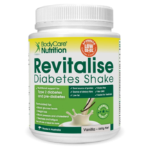 BodyCare Nutrition Revitalise Diabetes Shake 560g – Vanilla Flavour - $109.92