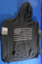 Discontinued Grunt Style American Veteran Stong Heritage Black Hoodie Sweater L - £20.97 GBP