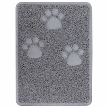 Gibson Everyday Pet Elements 18.5 x 13.78 Inch Paw Prints Placemat in Grey - £40.42 GBP