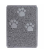 Gibson Everyday Pet Elements 18.5 x 13.78 Inch Paw Prints Placemat in Grey - £40.52 GBP