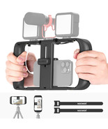 NEEWER Smartphone Video Rig Phone Video Film Maker Stabilizer Grip Vlogg... - £27.01 GBP