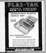 1957 Print Ad Plano Plas-Tak Fishing Tackle Boxes Plano,IL - £6.30 GBP