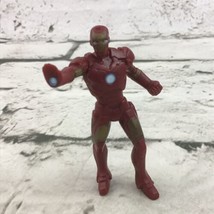 Marvel Avengers Iron-Man Miniature 3” Figure Comic Book Super Hero 2007 Toy - £6.21 GBP