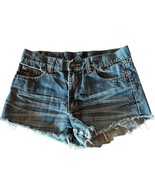 LEVI&#39;S 507 Vintage Men’s 32 Denim Shorts Medium Blue Cotton Cut-Off Outdoor - $40.62 CAD