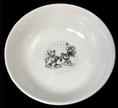 Disney Sketchbook Ceramic Large Serving Bowl Mickey Minnie Donald Duck P... - £20.43 GBP