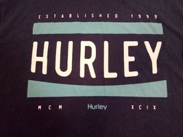 Men&#39;s Hurley Established 1999 Dark Blue Logo Graphic T-Shirt Size: XL - £9.46 GBP