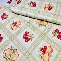 Kaye&#39;s Cottage Fruit Fabric by Kaye England Benartex Style #1322 100% Cotton - £4.74 GBP+