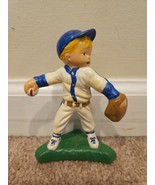 Los Angeles Dodgers Vintage Painted &quot;Lil Sport&quot; Statue 5&#39;&#39; Baseball Play... - £11.20 GBP