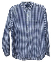 Ralph Lauren &quot;Marlow&quot; Men&#39;s Button Down Blue &amp; Grey SzXL - £12.90 GBP