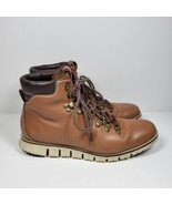 Cole Haan Zerogrand Hiker Size 8M Woodbury Brown Leather Water Resistant... - £43.28 GBP