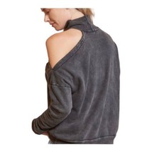 LAMade Black One Shoulder Essex Sweatshirt New Small - £22.36 GBP