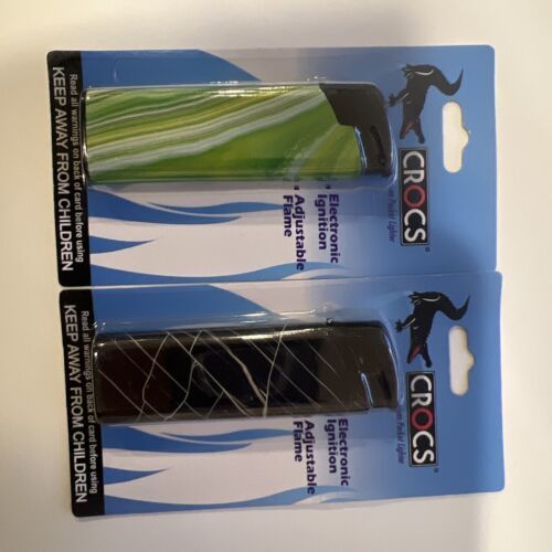 2 - Crocs Premium Lighters with Adjustable Flame