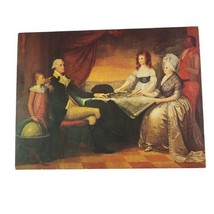Portrait of George Washington And Family Postcard By Edward Savage Washington DC - £1.98 GBP