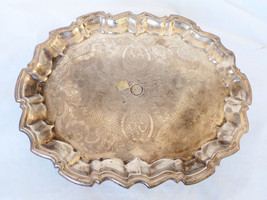 VTG Old English Silver Plated Footed 14.5&quot;x11.25&quot; Serving Tray warming h... - $178.20