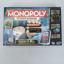 Hasbro Monopoly Ultimate Banking Edition Electronic Board Game Complete ... - £14.52 GBP