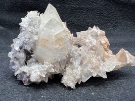 Dog Tooth calcite with fluorite mineral specimens smaller crystal large 245 gm - £27.69 GBP