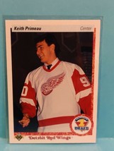 1990-91 Upper Deck Hockey KEITH PRIMEAU Rookie Card #354 - Detroit Red Wings  - £1.39 GBP