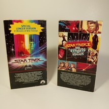 Star Trek Wrath of Khan &amp; Motion Picture Longer Version VHS VCR - 2 Tape... - £5.78 GBP