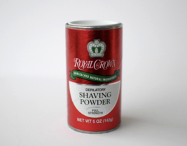 Royal Crown Depilatory Shaving Powder Lemon Lime Fragrance Red Full Stre... - $25.00