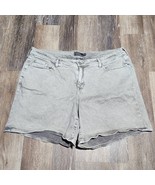 Torrid Shorts Size 22 Womens Gray Grey Vintage Stretch Mid Rise Mid Short - $14.99