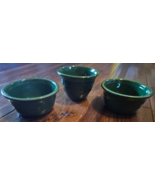 TST Green Ramekins / Cup w/Roses Taylor Smith &amp; Taylor Oven-Serve Ware - £15.56 GBP