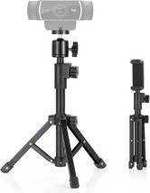 Webcam Tripod Stand By Bilione, Small Desktop Stand For Phone, Camera, And - £25.51 GBP