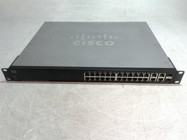 Defective Cisco SG300-28MP 24-Port Gigabit PoE Managed Switch AS-IS for ... - $109.81
