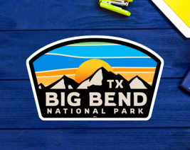 Big Bend National Park Texas Travel Sticker Decal 3.9&quot; Vinyl - £4.25 GBP