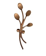 VINTAGE Matisse RENOIR Signed RARE Copper Flower Pin Brooch - $24.70