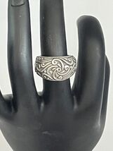 Vintage MLD 925 Sterling Silver Swirl Ring Size 7 - $79.70