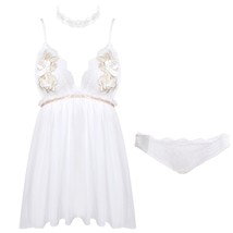 Ethereal Babydoll Panty and Choker Set - $20.22
