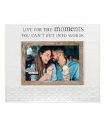 Malden “Live for the Moments” 4″ x 6″ Frame, White, 4X6 - £12.58 GBP