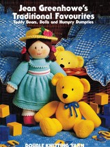 Jean Greenhowe Traditional Favorites Dolls Teddy Bears Clowns Knit Patterns - £11.00 GBP