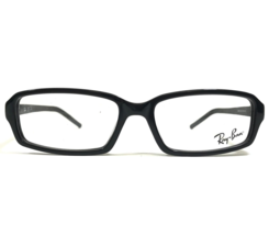 Ray-Ban Eyeglasses Frames RB5132-Q 2000 Polished Black Leather Arms 51-16-140 - £58.98 GBP