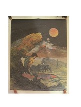 Frank Frazetta Poster Uomo Lupi - $663.24 MXN